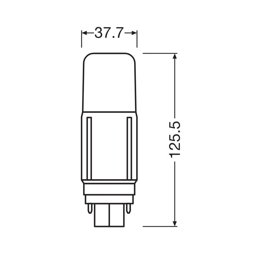 Bombilla LED G24d/9,5W/230V 3000K - Osram