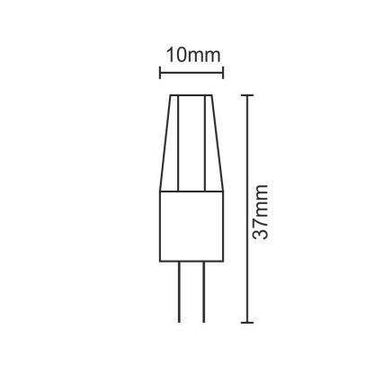 Bombilla LED G4/2W/12V 2800K