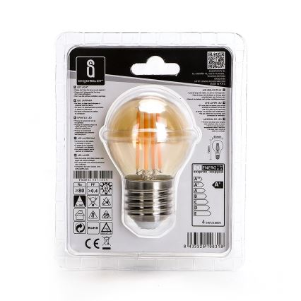 Bombilla LED G45 E27/4W/230V 2200K - Aigostar