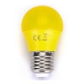 Bombilla LED G45 E27/4W/230V amarillo - Aigostar