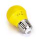 Bombilla LED G45 E27/4W/230V amarillo - Aigostar