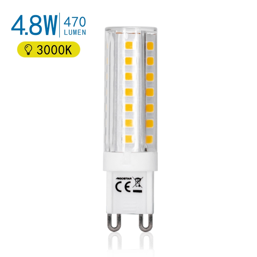 Bombilla LED G9/4,8W/230V 3000K - Aigostar