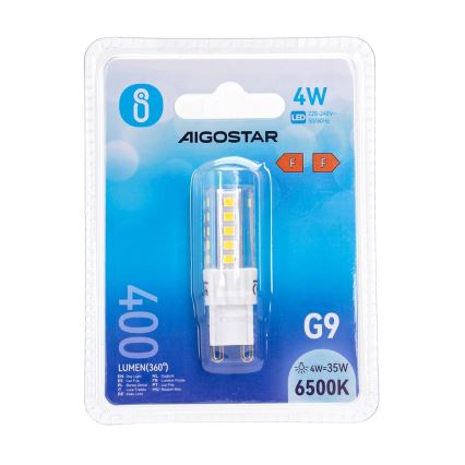 Bombilla LED G9/4W/230V 6500K - Aigostar