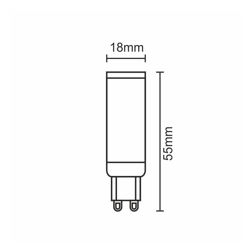 Bombilla LED G9/5W/230V 2800K