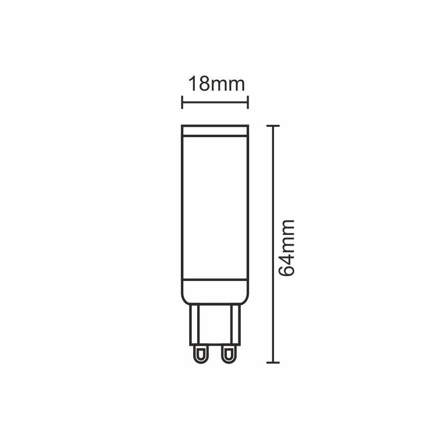 Bombilla LED G9/7W/230V 4000K