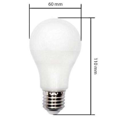 Bombilla LED GLS E27/10W/230V 3000K