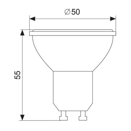 Bombilla LED GU10/1,5W/230V 6000K