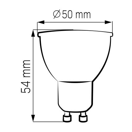 Bombilla LED GU10/4,5W/230V 4000K