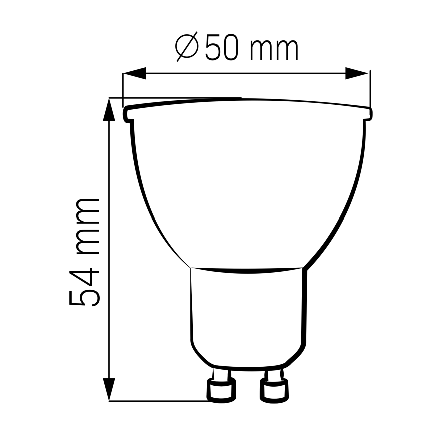 Bombilla LED GU10/4,5W/230V 4000K