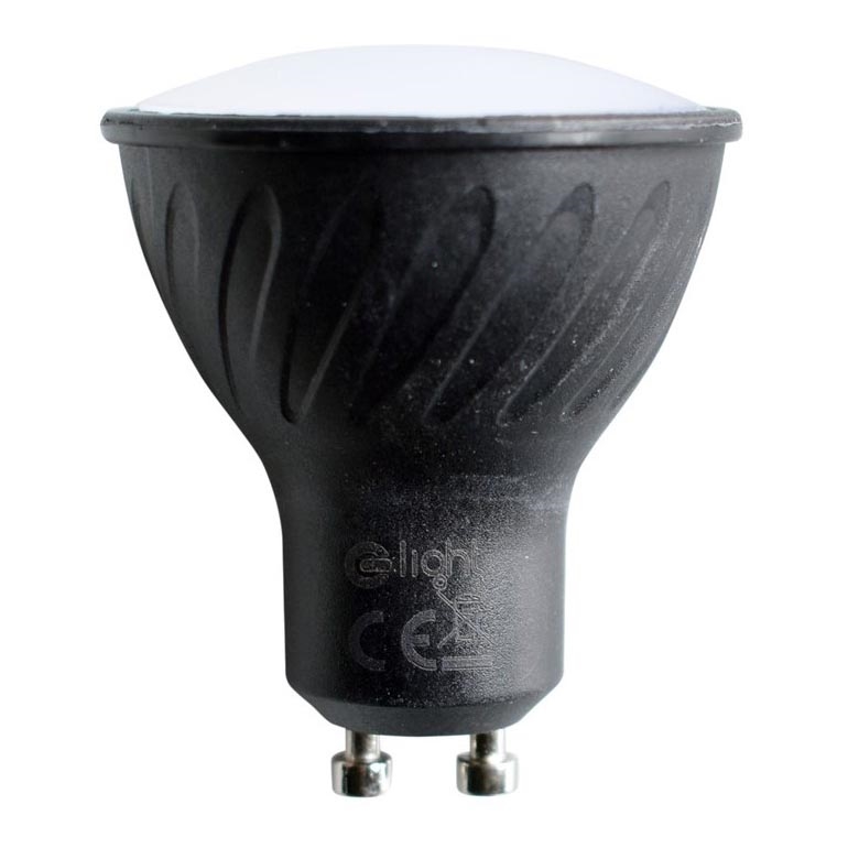 Bombilla LED GU10/6W/230V 3000K negro