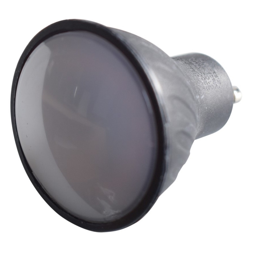 Bombilla LED GU10/6W/230V 3000K negro