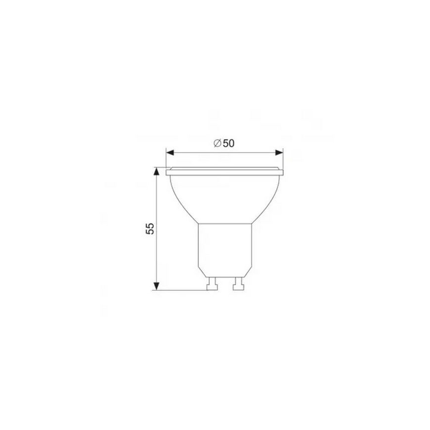 Bombilla LED GU10/7W/230V 4000K