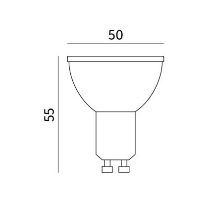 Bombilla LED GU10/8,5W/230V 3000K