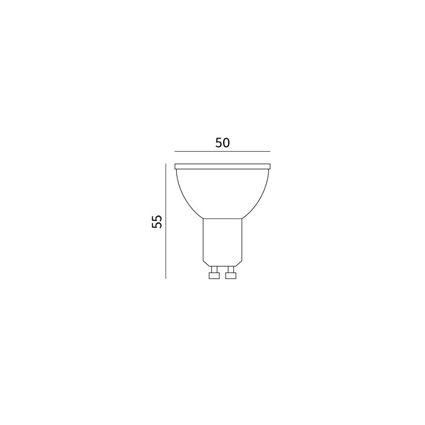 Bombilla LED GU10/8,5W/230V 3000K