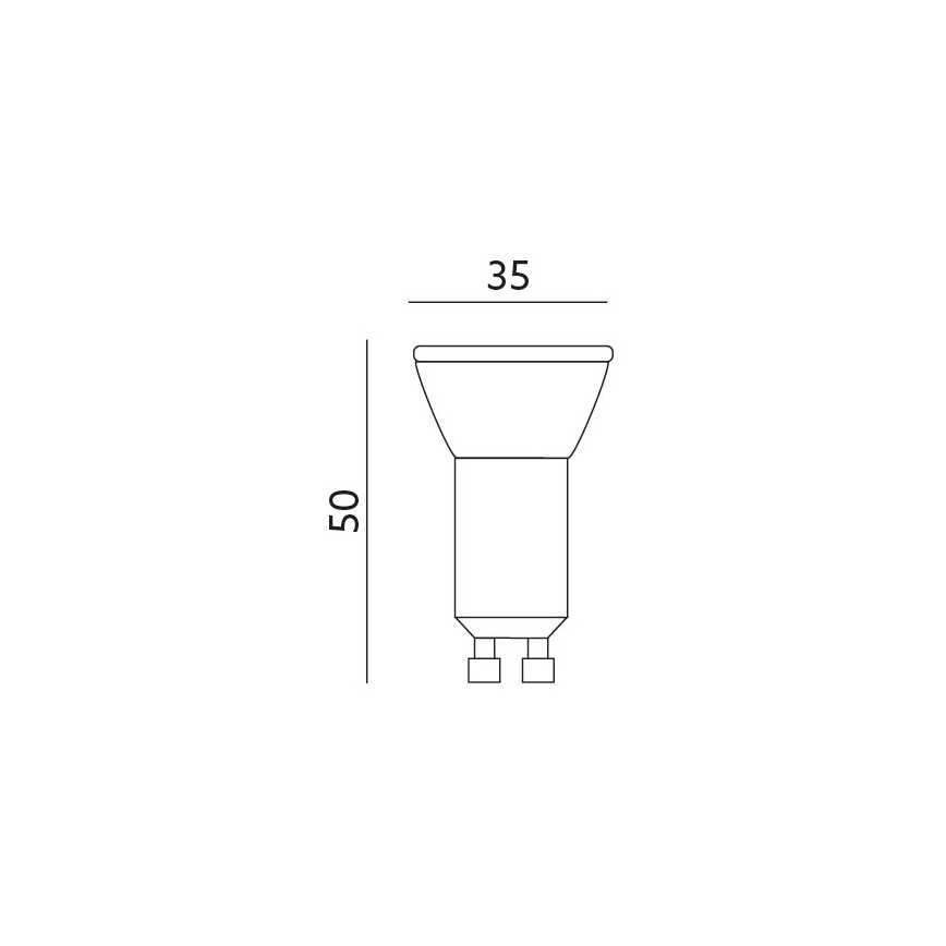 Bombilla LED GU10-MR11/4W/230V 3000K
