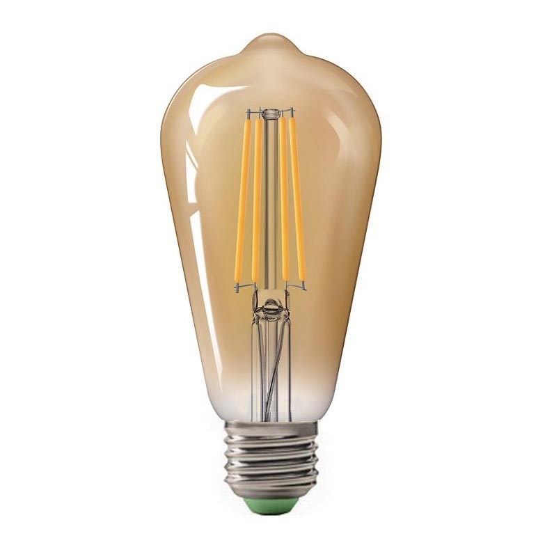 Bombilla LED LEDSTAR AMBER ST64 E27/10W/230V 2200K