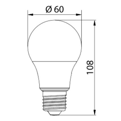 Bombilla LED LEDSTAR ECO E27/10W/230V 4000K