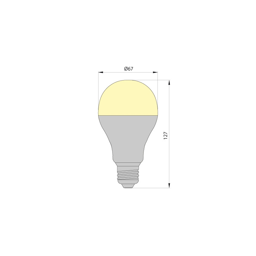 Bombilla LED LEDSTAR ECO E27/10W/230V