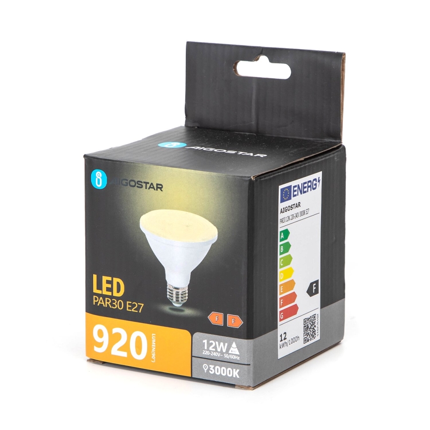 Bombilla LED PAR30 E27/12W/230V 3000K - Aigostar