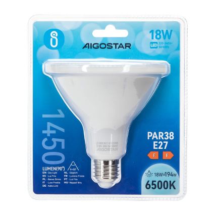 Bombilla LED PAR38 E27/18W/230V 6500K - Aigostar