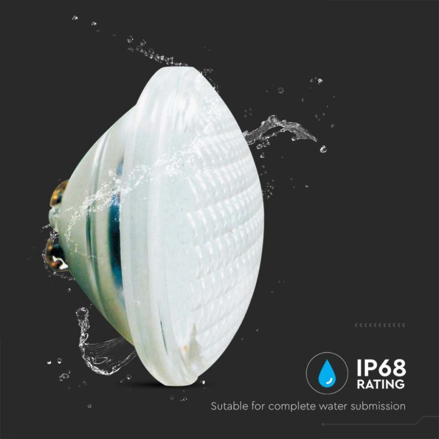 Bombilla LED para piscinas LED/18W/12V IP68 6500K