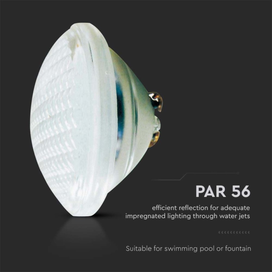 Bombilla LED para piscinas LED/25W/12V IP68 6500K