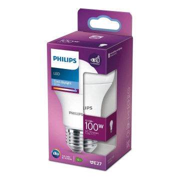 Bombilla LED Philips A60 E27/12,5W/230V 6500K