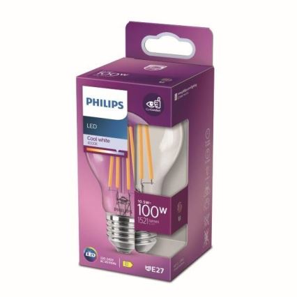 Bombilla LED Philips E27/10,5W/230V 4000K