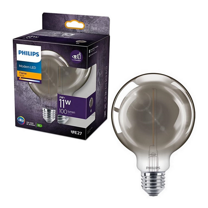 Bombilla LED Philips E27/2W/230V 1800K