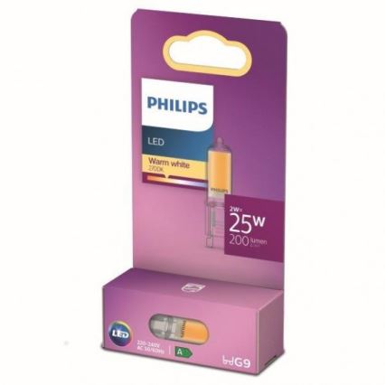 Bombilla LED Philips G9/2W/230V 2700K