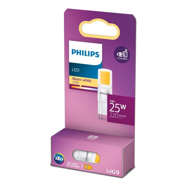Bombilla LED Philips G9/2W/230V 2700K