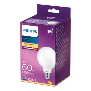 Bombilla LED Philips G93 E27/7W/230V 2700K