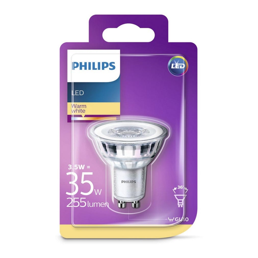 Bombilla LED Philips GU10/3,5W/230V 2700K