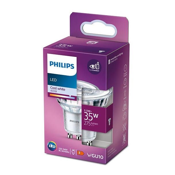 Bombilla LED Philips GU10/3,5W/230V 4000K