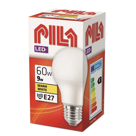 Bombilla LED Philips Pila E27/9W/230V 2700K