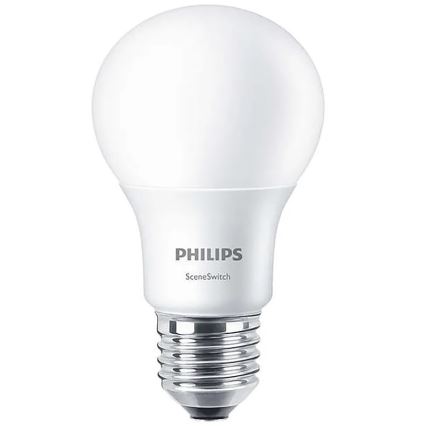 Bombilla LED Philips SCENE SWITCH E27/9,5W/230V 2700K/4000K