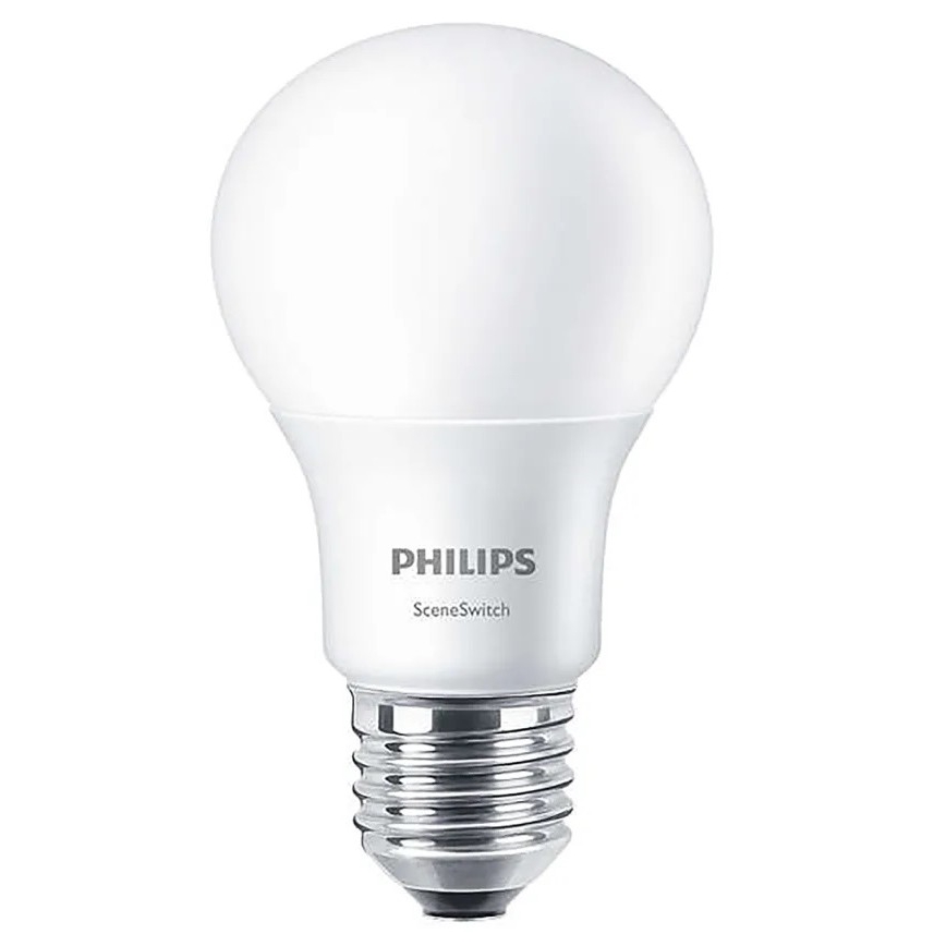 Bombilla LED Philips SCENE SWITCH E27/9,5W/230V 2700K/4000K