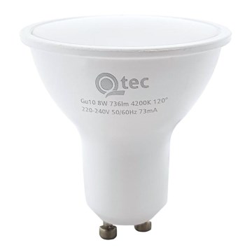 Bombilla LED Qtec GU10/8W/230V 4200K