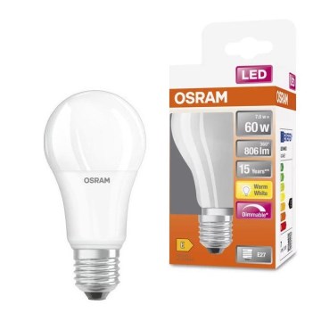 Bombilla LED regulable A60 E27/7W/230V 2700K - Osram