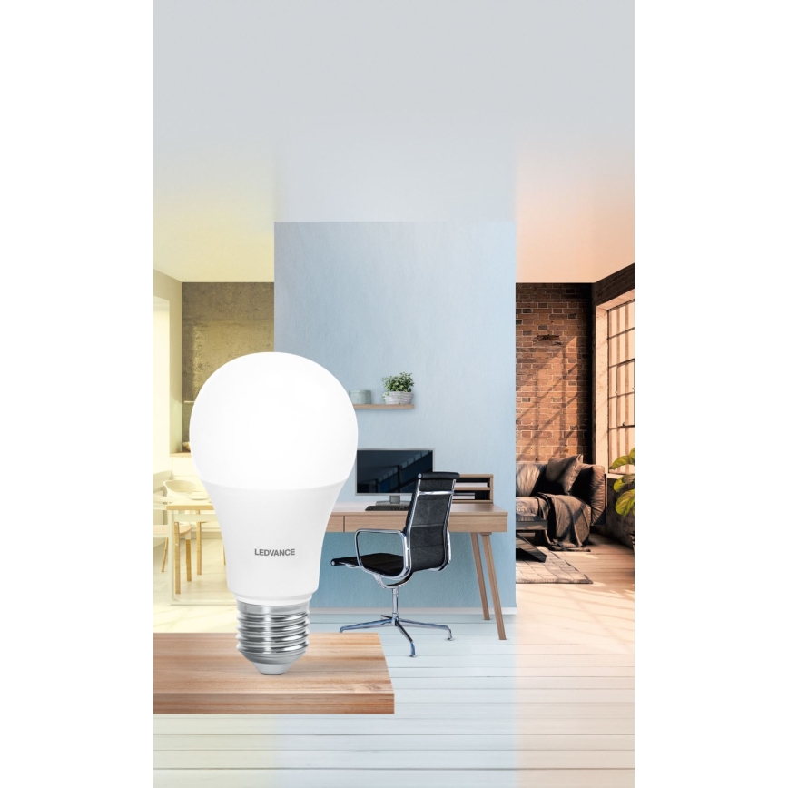 Bombilla LED regulable antibacteriana A40 E27/9W/230V Wi-Fi - Ledvance