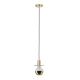 Bombilla LED regulable con casquillo esférico de espejo GLOBE G95 E27/6,5W/230V 2700K dorado - Paulmann 28675