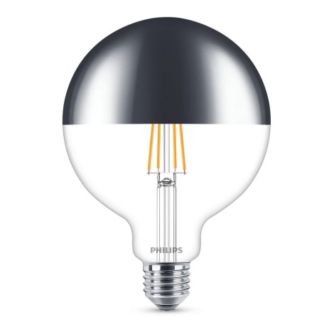 Bombilla LED regulable con casquillo esférico MODERN Philips E27/8W/230V 2700K