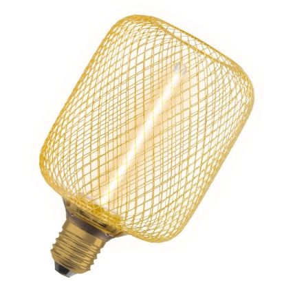 Bombilla LED regulable DECOR FILAMENT E27/3,5W/230V 1800K dorado - Osram