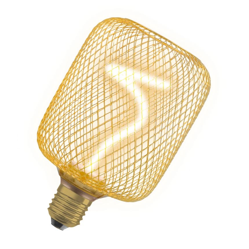 Bombilla LED regulable DECOR FILAMENT E27/3,5W/230V 1800K dorado - Osram
