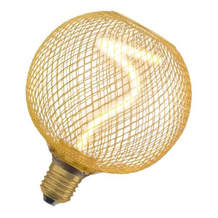 Bombilla LED regulable DECOR FILAMENT G125 E27/3,5W/230V 1800K dorado - Osram