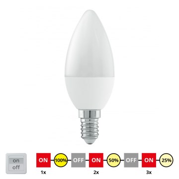 Bombilla LED regulable E14/6W/230V - STEPDIMMING - Eglo