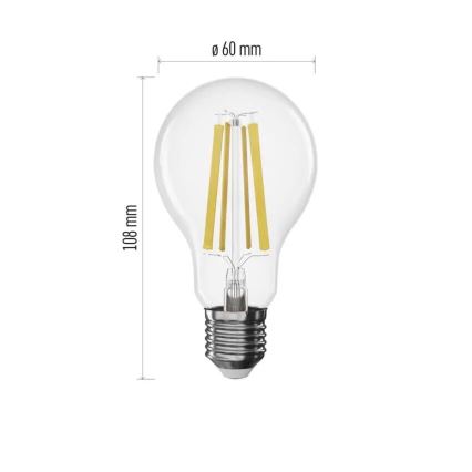 Bombilla LED regulable FILAMENT A60 E27/11W/230V 2700K
