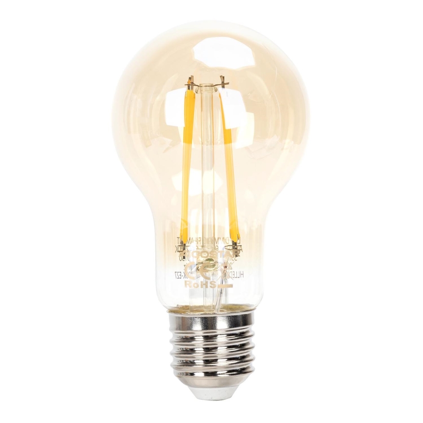 Bombilla LED regulable FILAMENT A60 E27/6W/230V 2200K - Aigostar