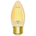 Bombilla LED regulable FILAMENT C35 E27/4,5W/230V 2700-6500K Wi-Fi - Aigostar