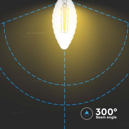 Bombilla LED regulable FILAMENT E14/4W/230V 3000K